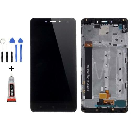 FOR Xiaomi REDMİ NOTE 4 Slatted LCD Display Touch Screen Replacement No Dead Pixel AAA + + + Quality