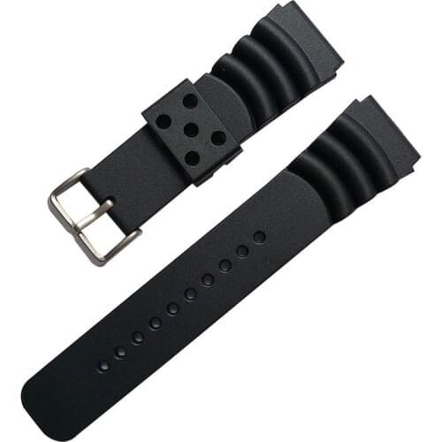 18mm 20mm 22mm rubber strap fit for seiko 007 6105 turtle tuna dive watch