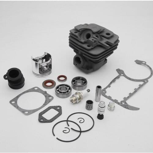 47MM Cylinder Piston Grooved Ball Bearing Oil Seal Manifold Kit For Stihl MS361 Garden Chainsaw Spare Parts