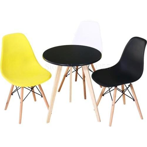 Nordic small round table simple balcony home small coffee table creative coffee table modern discussion tea shop table