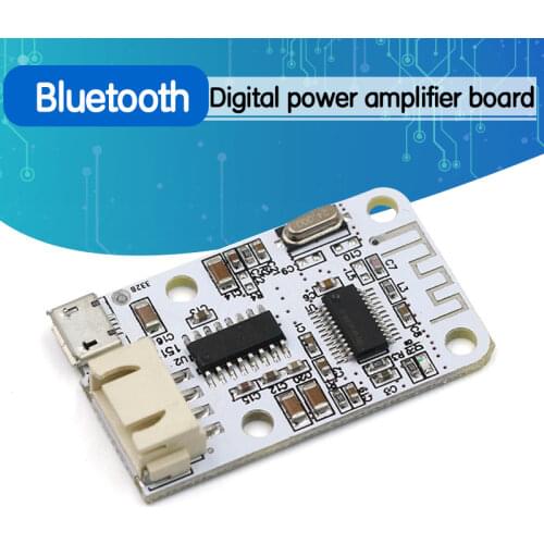 Mini Bluetooth audio digital power amplifier board USB power supply Bluetooth receiving digital power amplifier