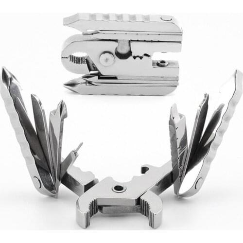 Multifunctional Combination Pliers Cr-Ni Long Life 6 Inch Princer Portable Wire Cutter Stripper Hand Tools Portable Keychain