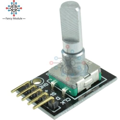 KY-040 360 Degrees Rotary Encoder Module Compatible Brick Sensor Module Switch Development Board With Pins For Arduino