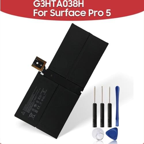 Original Replacement Battery 5940mAh G3HTA038H For Microsoft Surface Pro 5 Pro5 Microsoft Surface Pro 6 Pro6 DYNM02 Batteries
