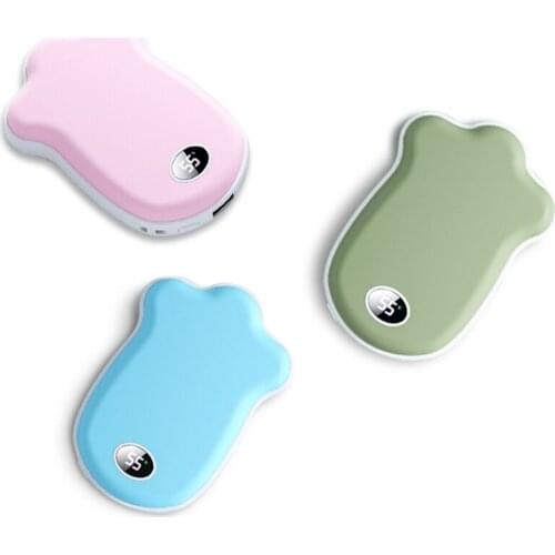 Portable Mini Cat Claw Electric Hand Warmer 9800mAh USB Charging Power Winter Warm Multipurpose Rechargeable Lasting