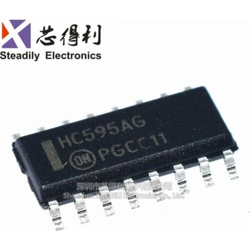 50pcs/lot Brand New & Original Mc74hc595adc2g Hc595ag Scker Sop-16 Shift Register