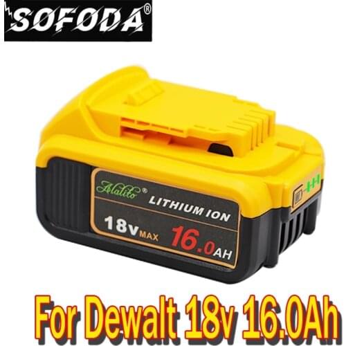 18V 16.0Ah MAX XR Battery Power Tool Replacement for DeWalt DCB184 DCB181 DCB182 DCB200 20V 16A Battery