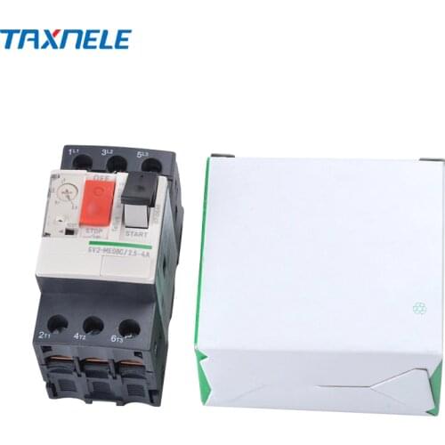 GV2-ME motor starter series Motor protector Motor Circuit Breaker Push Button 3P Thermal Magnetic Type motor breaker MPCB GV2ME