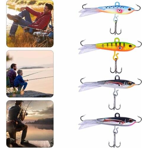 1Pc 60mm 10.5g Balancer Ice jig for Fishing Lure winter Ice Fishing Hard Bait Minnow Pesca Tackle Isca Artificial Bait