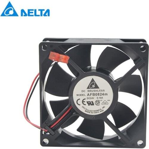 1pcs AFB0824M 24V 0.10A delta inverter converter cooling fan 8025 80mm