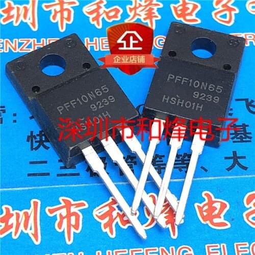 10PCS PFF10N65 TO-220F 650V 10A 100% New&original