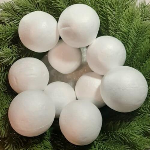 100/50/10Pcs Foam Ball Polystyrene Styrofoam Foam Ball Spheres Crafts Diy Natal Party Wedding Ball Decoration Supplies Gifts