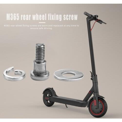 2 sets of rear wheel lock fixing bolt screws suitable for Xiaomi M365 electric skateboard wheel bearing screw accessories spare