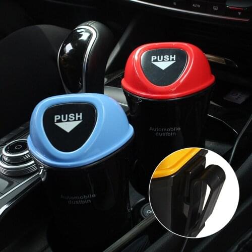 Car Trash Can Organizer Garbage Holder Automobiles Storage Bag Accessories Auto Door Seat Back Visor Trash Bin Paper Dus
