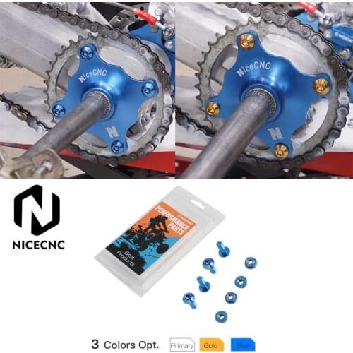 M10*P1.25 29mm 4PCS ATV Brake Rotor Disc Bolts Screws Plum Nuts Kit For YAMAHA RAPTOR 700 2013-2020 700R 2016-2020 YFZ450 450R