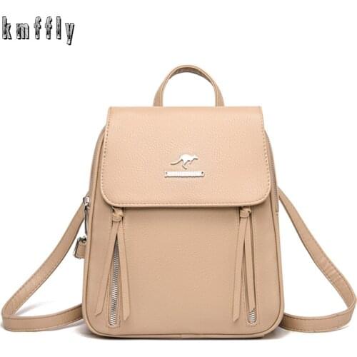 Designer Travel Bag Leather Backpacks For Women Travel Shoulder Bag Girls Good Quality School Bags Womens Anti-Theft Backpack