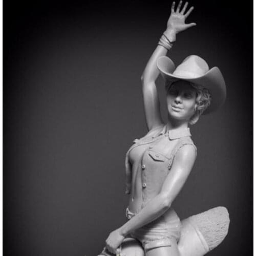 New Unassembled 1/10 ancient warrior with hat bust Resin Figure Unpainted Model Kit