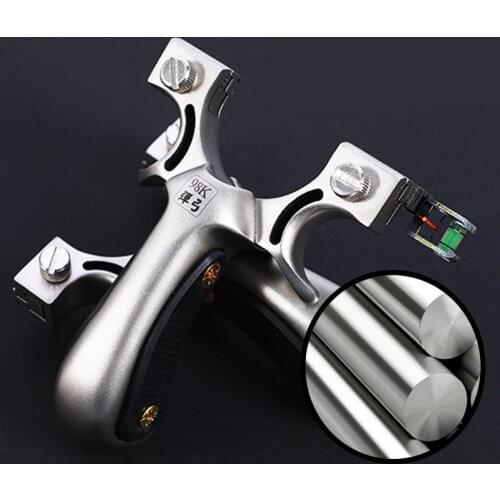 98K Slingshot Hunting Stainless Steel Catapult High Precision with Rubber Band Profession Outdoor Shooting Games