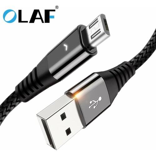 OLAF 2.4A USB Type C Cable For Samsung Galaxy S9 S8 Plus Note 9 8 Fast Charging Cord For Huawei P20 lite pro Mate 20 USB-C Cable