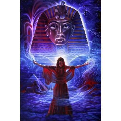 Full square/round 5D DIY diamond painting Egyptian Pharaoh Embroidery Pattern Cross stitch kits mosaic wall stickers