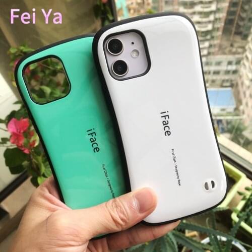 Bumper Shockproof Small waist iFace Case For iphone 12 mini 12 11 Pro Max X XR XS Max 7 8 Plus SE 2020 Anti-fall hard Cover Case