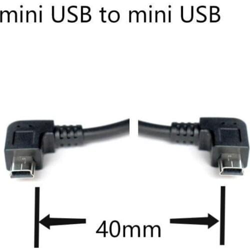 Custom-made Ultra-short USB Mini to Mini male Cable