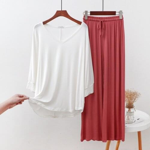 Plus Size Loose Pajama Sets Women Spring Summer Sleepwear Cotton Short Sleeve Two Piece Set Homewear Sexy Pjs Lounge Nightwear