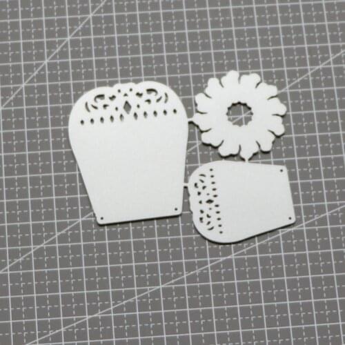 Three Petal Flower Metal Cutting Dies Stencil Scrapbooking DIY Album Stamp Paper Card Embossing Decor Craft