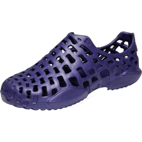 Explosion Models 2019 Fashion Mens Sandals Summer Hollow Couple Hole Shoes Outdoor Beach Sandals Men Sandale Homme