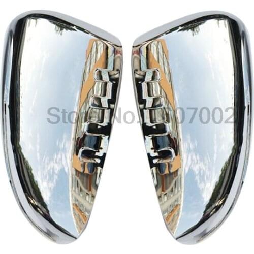 For Kia K5 2014 2015 2pcs ABS Chrome Car Exterior Side Door Rearview Mirror Cover Protectors Auto Accessories