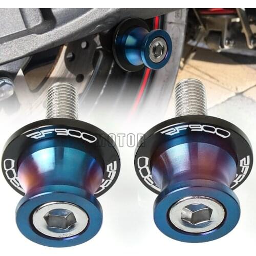 8MM Motorcycle Rear Swingarm Sliders Spools Stand Paddock Screws Swing Arm For Suzuki RF900/RF900R 1994 1995 1996 1997 RF 900 R