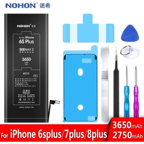 NOHON Battery For Apple iPhone 6 6S 7 8 Plus 6Plus 7Plus 8Plus Replacement High Capacity Bateria Lithium Polymer Phone Batteries