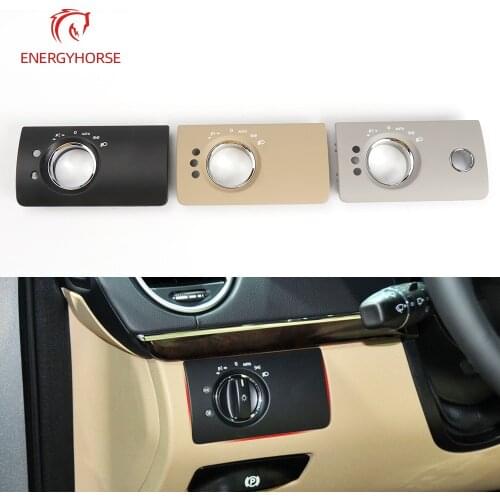 Car Interior Accessories Front Headlight Switch Button Panel Trim Cover For Benz W164 ML GL 300 350 450 500 2005-2011