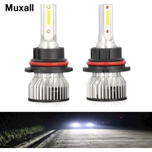Muxall LED 4300K Car Headlight H1 H3 H4 H7 H11 H8 H13 9005 HB3 9006 HB4 9007 12000LM 80W Auto Headlamp 12V 6000K Fog Light Bulbs