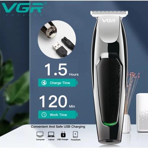 Cordless Professional Hair Trimmer Beard Trimmer For Men USB Electric Trimer Hair Cutting Machine Haircut Mustache Face Grooming