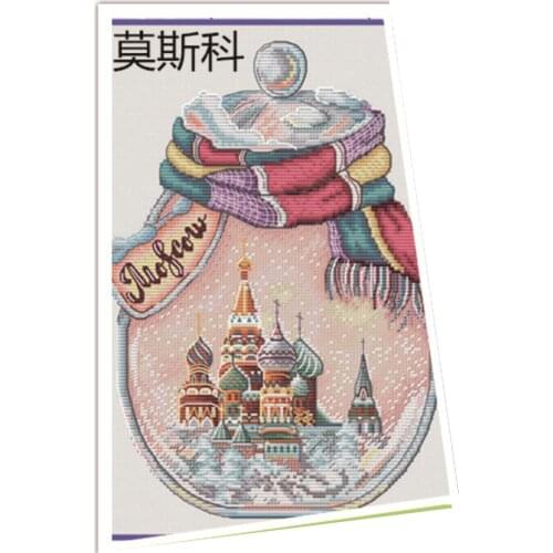 DW-30035 wolf love counted 14ct white canvas similar DMC Cross Stitch kits14CT needlework Set DIY embroidery3thth3th