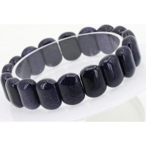 Blue sand elastic bracelet best-selling DIY stone, womens fashion jewelry