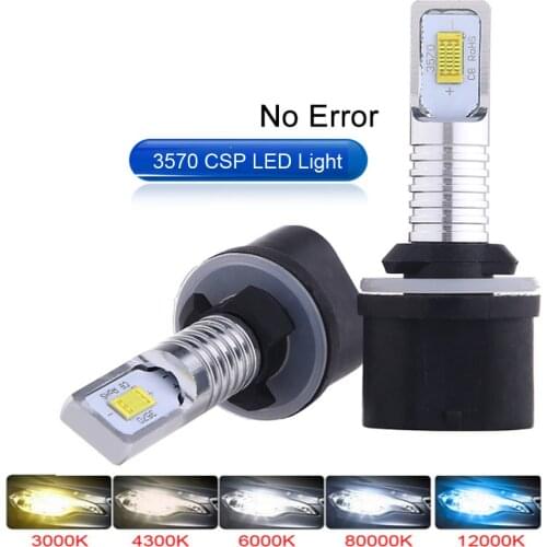 2pcs H27 881 H27W H27 H4 H7 H11 Car Headlight Fog Lights for Cars Led Fog Driving Lamp High Lights Car Light Sourse 6000K 8000K