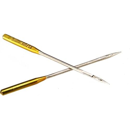 50pcs/set 39mm Length Sewing Machine Needle Regular Ball Point Size 90/14 No.14 For Singer Sewing Machine