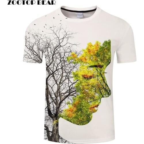 Beauty 3D Print t shirt Men Women tshirt Summer Funny T-shirt Short Sleeve Tee O-neck Tops Streetwear Dryad DropShip ZOOTOPBEAR