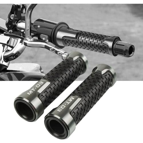 Motorcycle Accessories 7/8 22mm Handle Bar Grip Cnc Aluminum For YAMAHA MT-03 MT03 handlebar hand grips