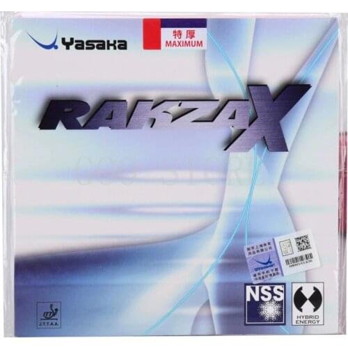 YASAKA RAKZA X SOFT Table Tennis Rubber Pips-In Yasaka Original RAKZAX / RKX SOFT YASAKA Ping Pong Sponge