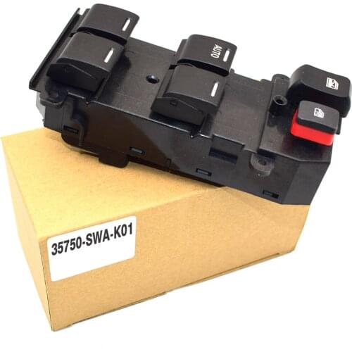 840NEW Power Window Switch Electric Control Switch Fit for CR-V 2007-2011 35750-SWA-K01 35750SWAK01