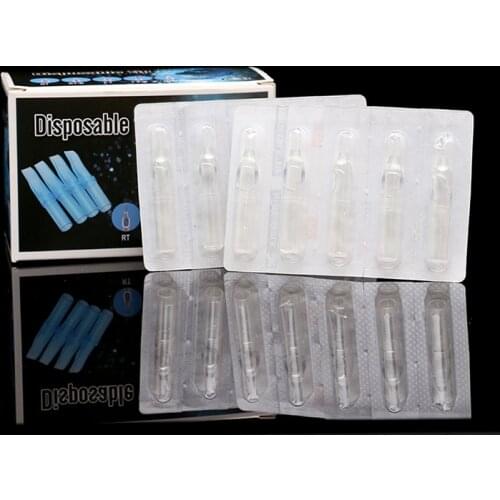 Wholesale 100 Pcs RT FT Clear Disposable Tattoo Tips Sterile Assorted Plastic Tattoo Accessory