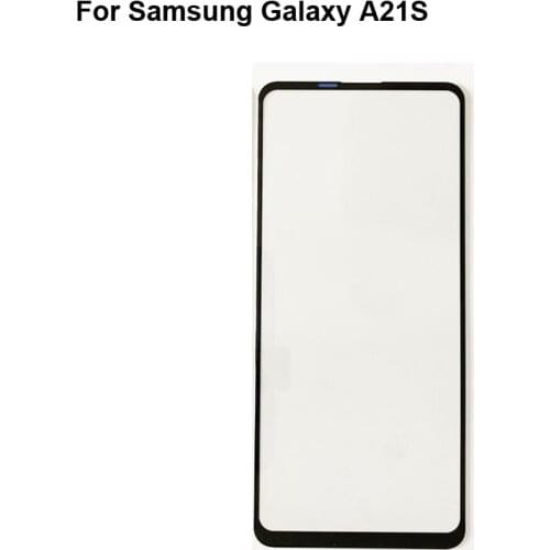 2PCS For Samsung Galaxy A21S Touch Screen Glass Digitizer Panel Front Glass Sensor For Galaxy A 21S A217F Without Flex