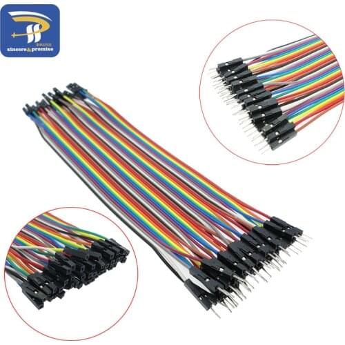 Male to female dupont line 40pcs dupont cable jumper wire dupont line 2.54MM 20cm for arduino