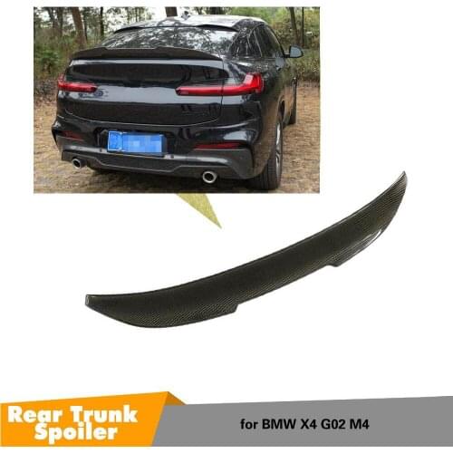 For bmw X4 g02 25i 30 spoiler of car wing high quality carbon fibre for 2018+ X4 g02 Rear Spoiler Trunk