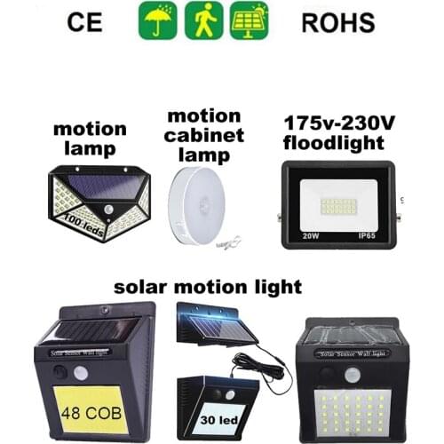 Solar Lights Outdoor LEDs PIR Motion Sensor Activated Separable Light for Garden Security Waterproof Wireless Wall Lamp indoor h