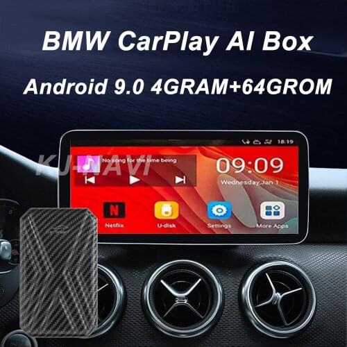 X2 F22 F23 F45 X3 F25 X5 F15 E70 For BMW Ai Box Car Android 9.0 System 4+64G Applicable for Apple Carplay TV GPS Box