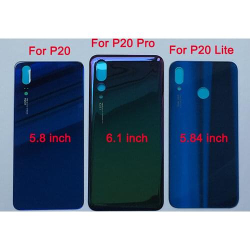 Battery Back Cover For Huawei P20 Pro Rear 3D Glass Back Housing Door Case For Huawei P20 Pro P20Pro Battery Back Cover